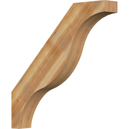 6"W x 40"D x 40"H Funston Rough Sawn Knee Brace, Western Red Cedar